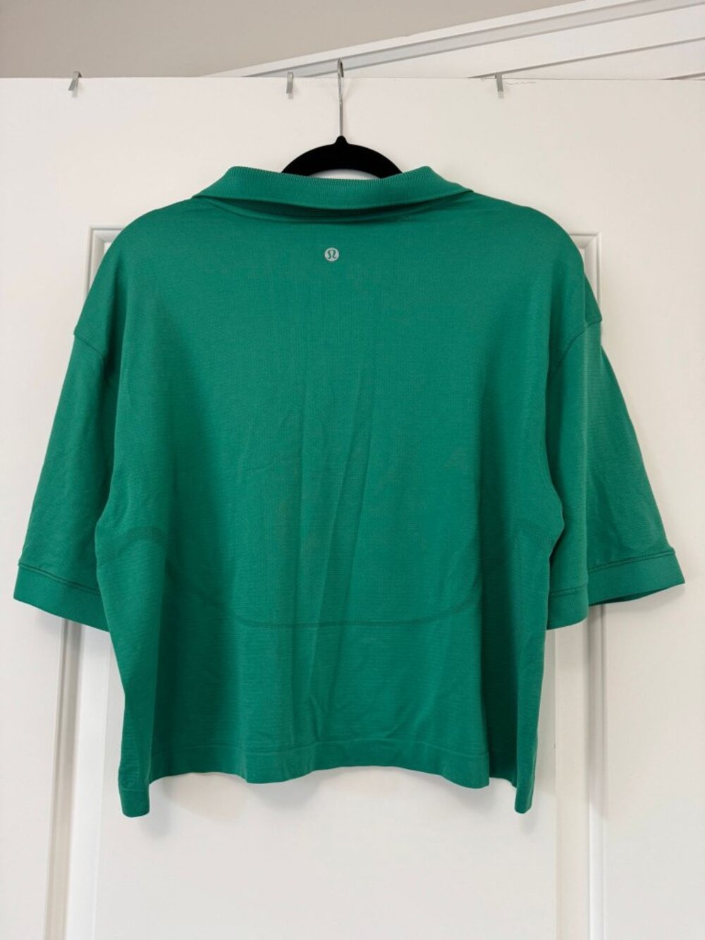 Lululemon Swiftly Tech Relaxed-Fit Polo Shirt - Size 14 - Cascadia Green